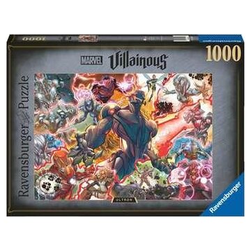 Ravensburger Marvel Villainous: Ultron Puzzle 1000 pz Cartoni