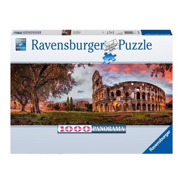 Ravensburger Puzzle 1000 pezzi Panorama - Colosseo al tramonto