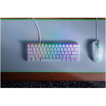 Razer Huntsman Mini tastiera USB QWERTY Inglese Bianco