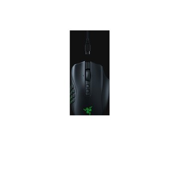 Naga v2 pro mouse mano destra rf wireless + bluetooth + usb type-c ottico 30000 dpi