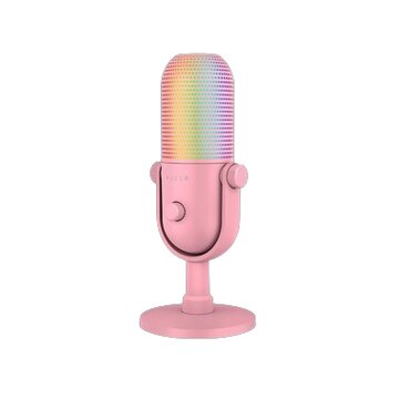 Seiren v3 chroma rosa microfono per pc