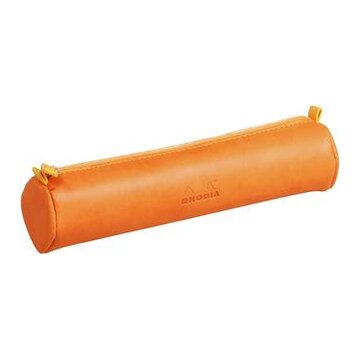 Rhodia 318994C Astuccio portamatite Finta pelle Arancione
