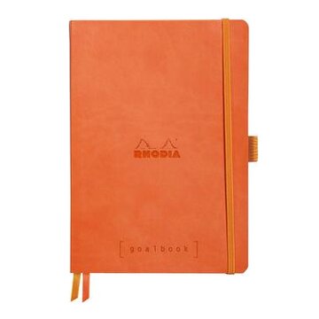 Rhodia GoalBook Quaderno per scrivere A5 240 fogli Arancione