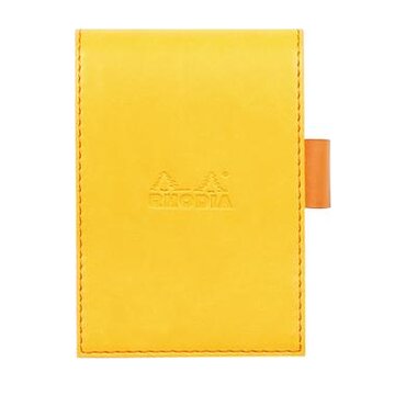 Rhodia Notepad cover + notepad N°11 quaderno per scrivere A7 80 fogli Giallo