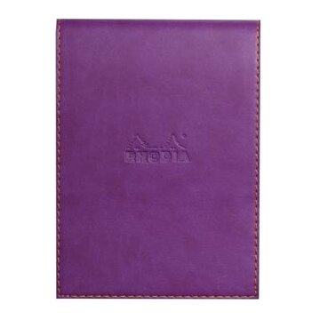 Rhodia Notepad cover + notepad N°13 quaderno per scrivere A6 80 fogli Porpora