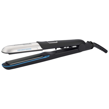 Rowenta Liss & Curl Ultimate Shine SF6220 Straightening iron Caldo Nero, Blu, Grigio