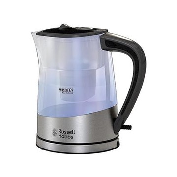 Russel Hobbs Purity 1L 2200W Nero, Argento, Trasparente