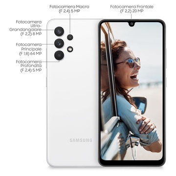 Samsung Galaxy A32 128GB 6.4” FullHD+ Doppia SIM Awesome White