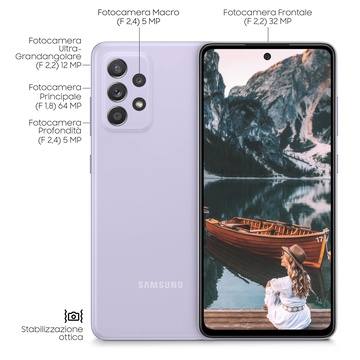 Samsung Galaxy A52 128 GB 6.5” FullHD+ Awesome Violet