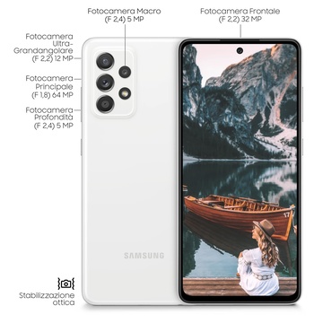 Samsung Galaxy A52 128 GB 6.5” FullHD+ Awesome White