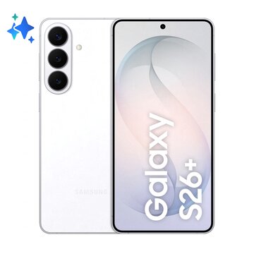 Galaxy s26+ smartphone ai, 512gb, processore avanzato, assistente foto, creative studio, camera 50 mp, 4900 mah, white