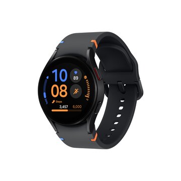 Galaxy watch fe 40mm, smartwatch analisi del sonno, ghiera touch in alluminio, black