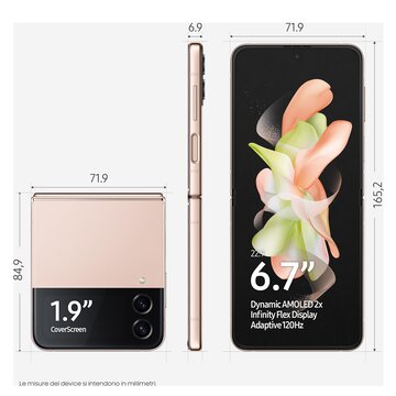 Samsung Galaxy Z Flip4 256GB Pink Gold 6.7