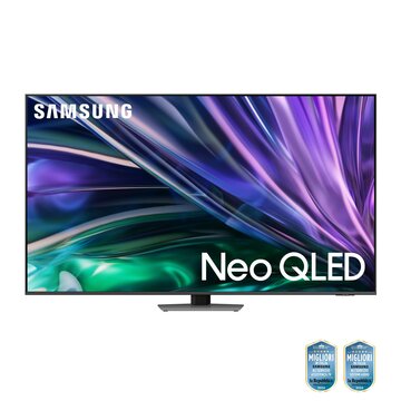 Tv neo qled 4k 65” qe65qn85dbtxzt smart tv wi-fi carbon silver 2024, processore nq4 ai gen2, tecnologia quantum matrix, simple chamfer design, dolby atmos