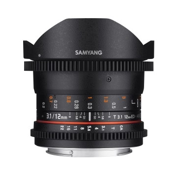 Samyang 12mm t/3.1 VDSLR Fish-eye Nikon