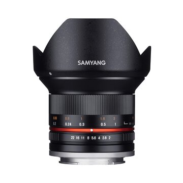 Samyang 12mm f/2.0 NCS CS Canon M Nero