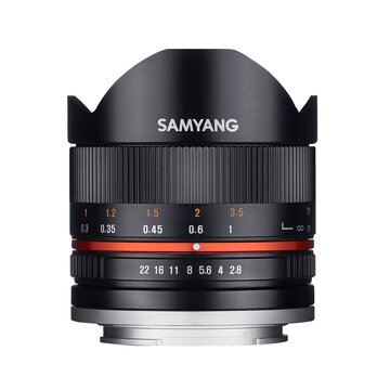 Samyang 8mm f/2.8 UMC Fish-eye II Sony E-Mount Nero