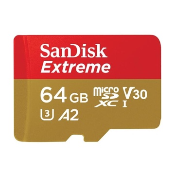 SanDisk 64GB Extreme microSDXC Classe 10