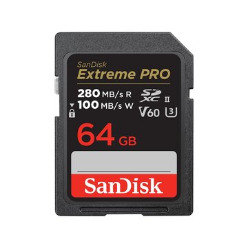 64gb extreme pro uhs-ii classe 10 v60