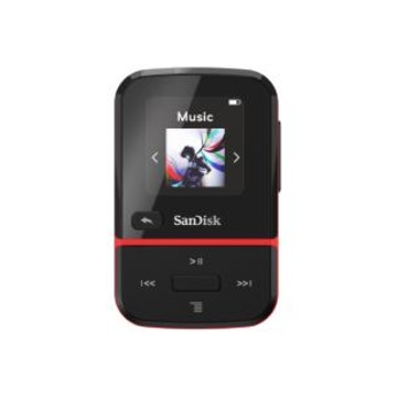 SanDisk Clip Sport Go Lettore MP3 Nero, Rosso 16 GB