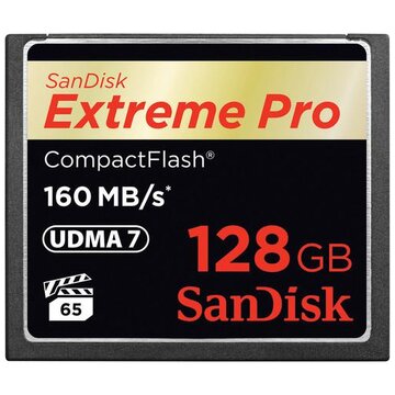 Compactflash 128gb extreme pro cf 160mb/s