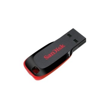 SanDisk Cruzer Blade 32GB USB 2.0 Tipo-A Nero, Rosso