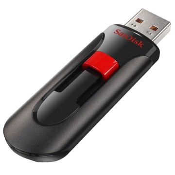 SanDisk Cruzer Glide 32GB USB 2.0 Tipo-A Nero, Rosso