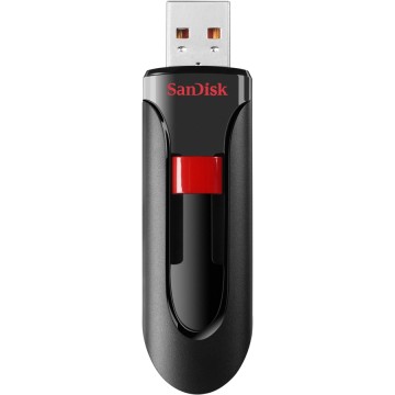SanDisk Cruzer Glide 32GB USB 2.0 Tipo-A Nero, Rosso