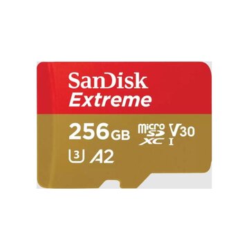 SanDisk Extreme 256 GB MicroSDXC UHS-I Classe 3