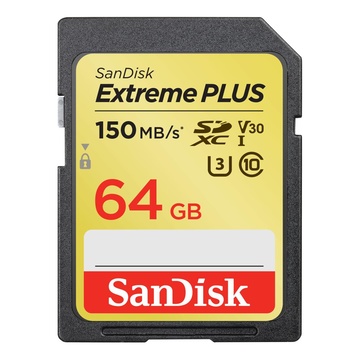 SanDisk Extreme PLUS 64 GB SDXC Classe 10 UHS-I