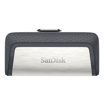SanDisk Ultra Dual Drive 128 GB USB Type-A / USB Type-C Nero, Argento