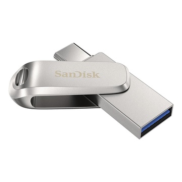 SanDisk Ultra Dual Drive Luxe USB 32 GB USB A / USB C 3.2 Gen 1 Acciaio inossidabile