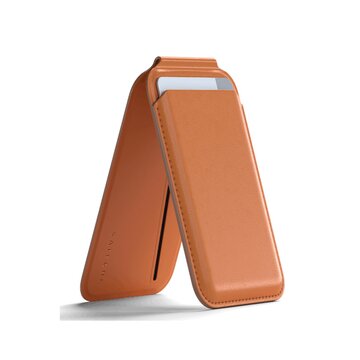 Magnetic wallet stand supporto per apple arancione