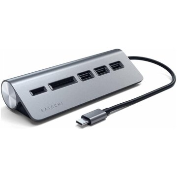 Satechi ST-TCHCRM hub di interfaccia USB 3.2 Gen 1 Type-C 5000 Mbit/s Grigio