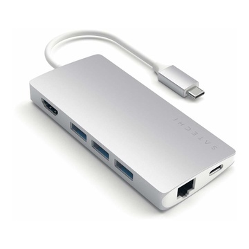 Satechi ST-TCMA2S hub di interfaccia USB 3.2 Gen 1 Argento