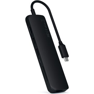 Satechi ST-UCSMA3K Replicatore di Porte e Docking Station per Notebook Cablato USB 3.2 Gen 1 Type-C Nero