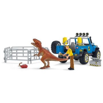 Schleich Dinosaurs Off-Road Vehicle With Dino Outpost