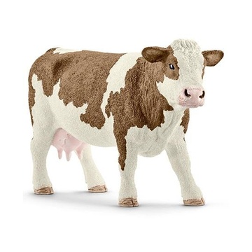 Schleich Farm Life 13801 Mucca a macchie beige e bianche