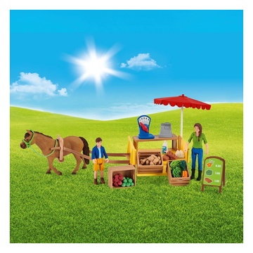Schleich Farm Life Sunny Day Mobile Farm Stand