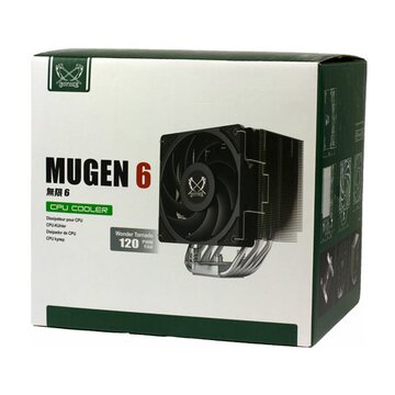 Mugen 6 processore ventilatore 12 cm nero, argento