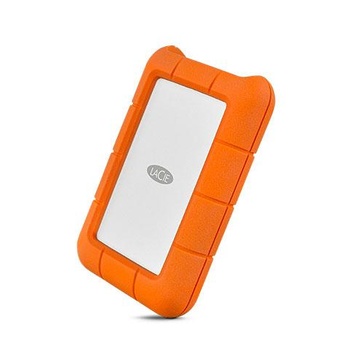 Lacie rugged usb-c 1000 gb arancione, argento