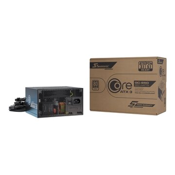 Core gc-850 atx 3.1 alimentatore per computer 850 w 20+4 pin atx nero