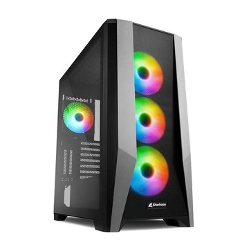 Sharkoon ELITE SHARK TG7M E-ATX RGB Nero