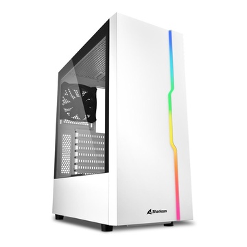 Sharkoon Slider Midi Tower ATX RGB,Bianco