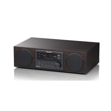 All-in-one hi-fi sound system microsistema audio per la casa 100 w marrone