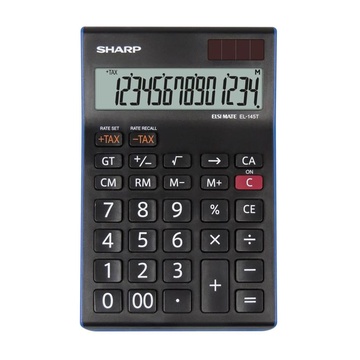 Sharp EL-145T Calcolatrice finanziaria Nero