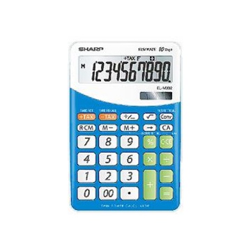 El-332b-bl scrivania calcolatrice finanziaria blu