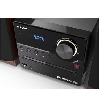 Sharp XL-B517D Microsistema audio per la casa 45 W Marrone
