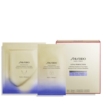 Shiseido Vital Perfection Maschera Viso LiftDefine Radiance, 6 sets