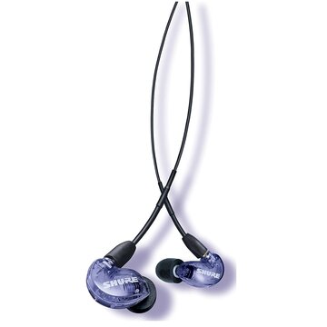 Shure SE215 Special Edition Wired Earbuds Auricolari professionali con isolamento acustico colore Viola
